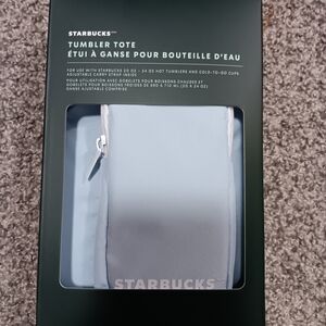 Starbucks Tumbler Tote in Light Blue